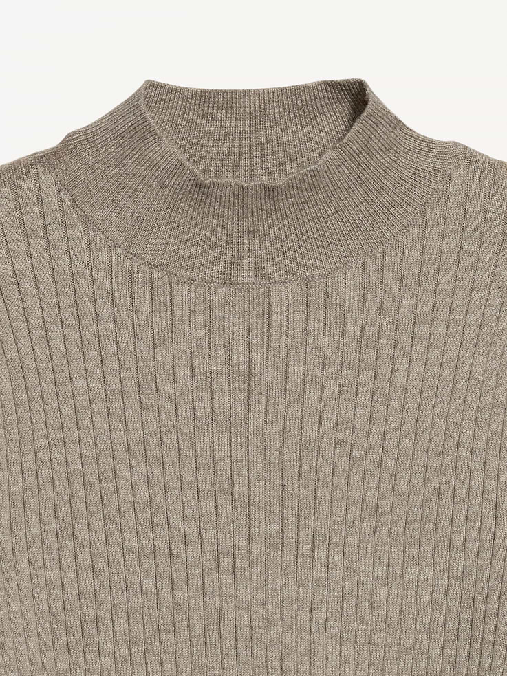 Image 6 of 6, Slim-Fit Ribbed Turtleneck