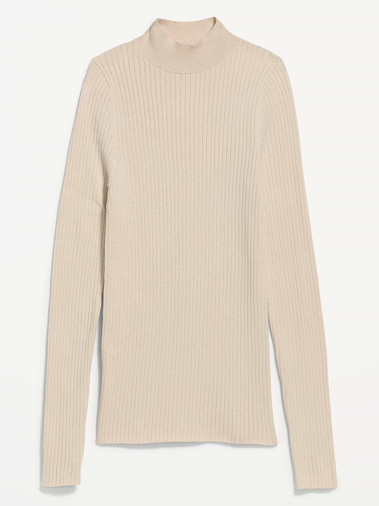 Image 5 of 6, Slim-Fit Ribbed Turtleneck