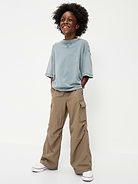 Image number 3 showing, Ultra Baggy Pull-On Cargo Pants for Boys