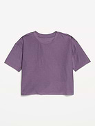 L'image numéro 3 présente T-shirt droit à manches courtes NuageSport pour fille