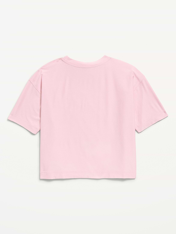 CloudMotion Short-Sleeve Boxy T-Shirt for Girls