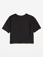 L'image numéro 4 présente T-shirt droit à manches courtes NuageSport pour fille