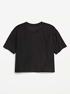 L'image numéro 3 présente T-shirt droit à manches courtes NuageSport pour fille