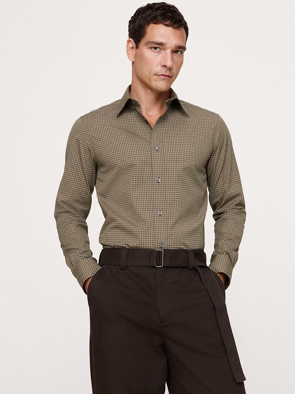 Chemise habillée ajustée infroissable