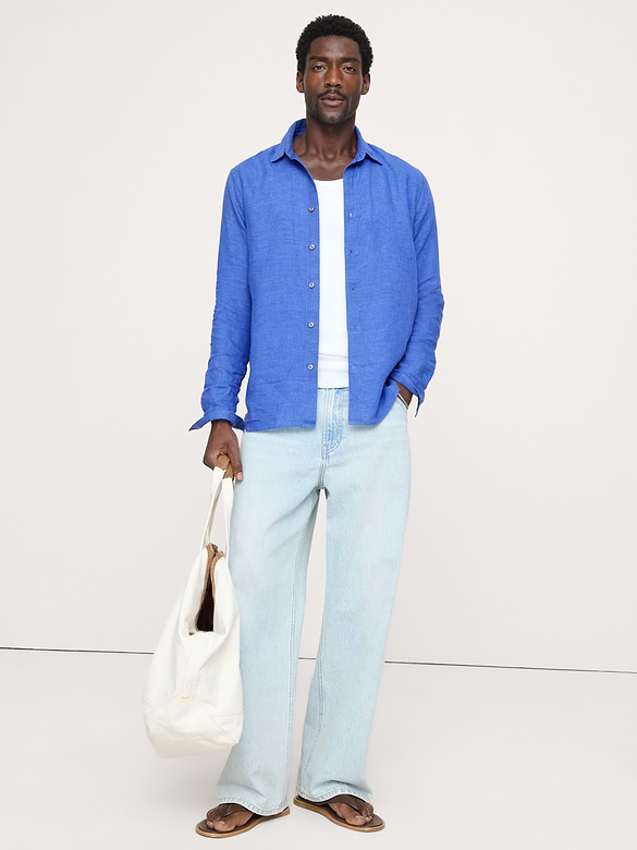 Chemise standard en lin