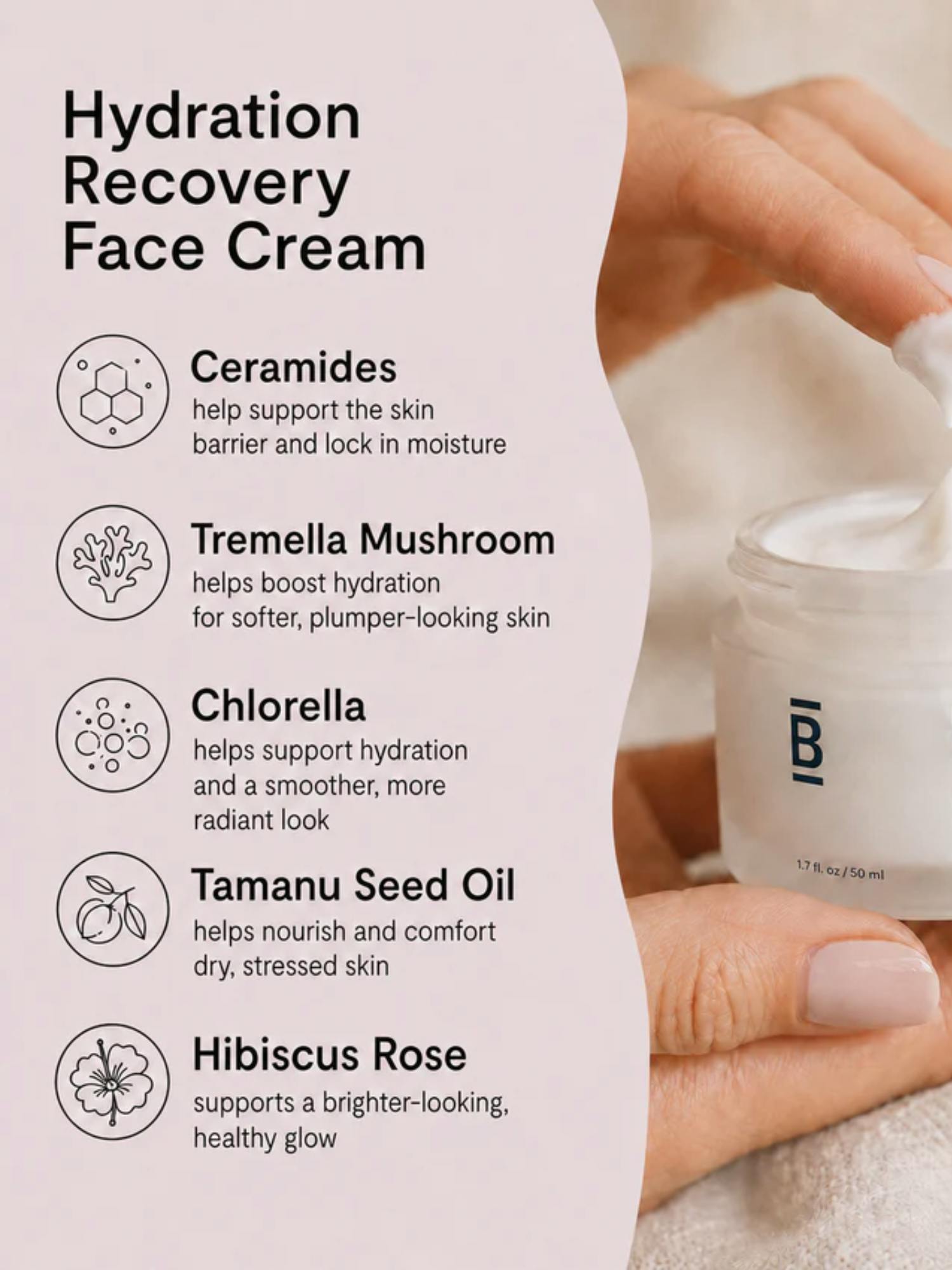 Image number 3 showing, Blossom Essential Hydration Recovery Face Cream