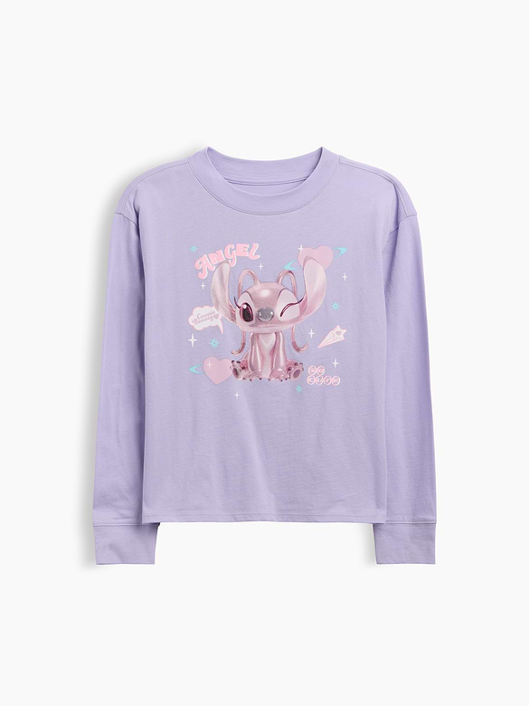 GapKids × Disney Lilo and Stitch Oversized Graphic T-Shirt
