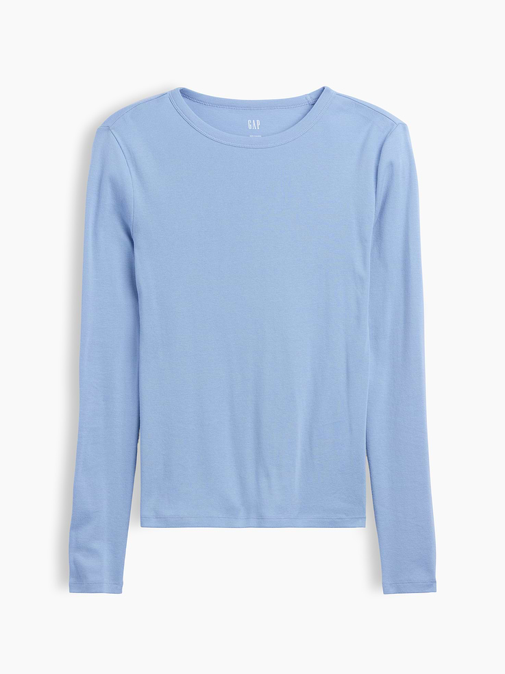 Image number 5 showing, Modern Ribbed Crewneck T-Shirt