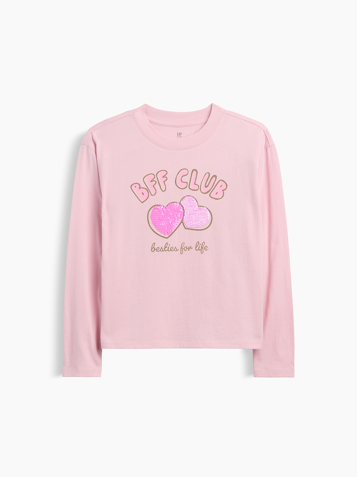 Image number 1 showing, Kids Oversized Graphic T-Shirt