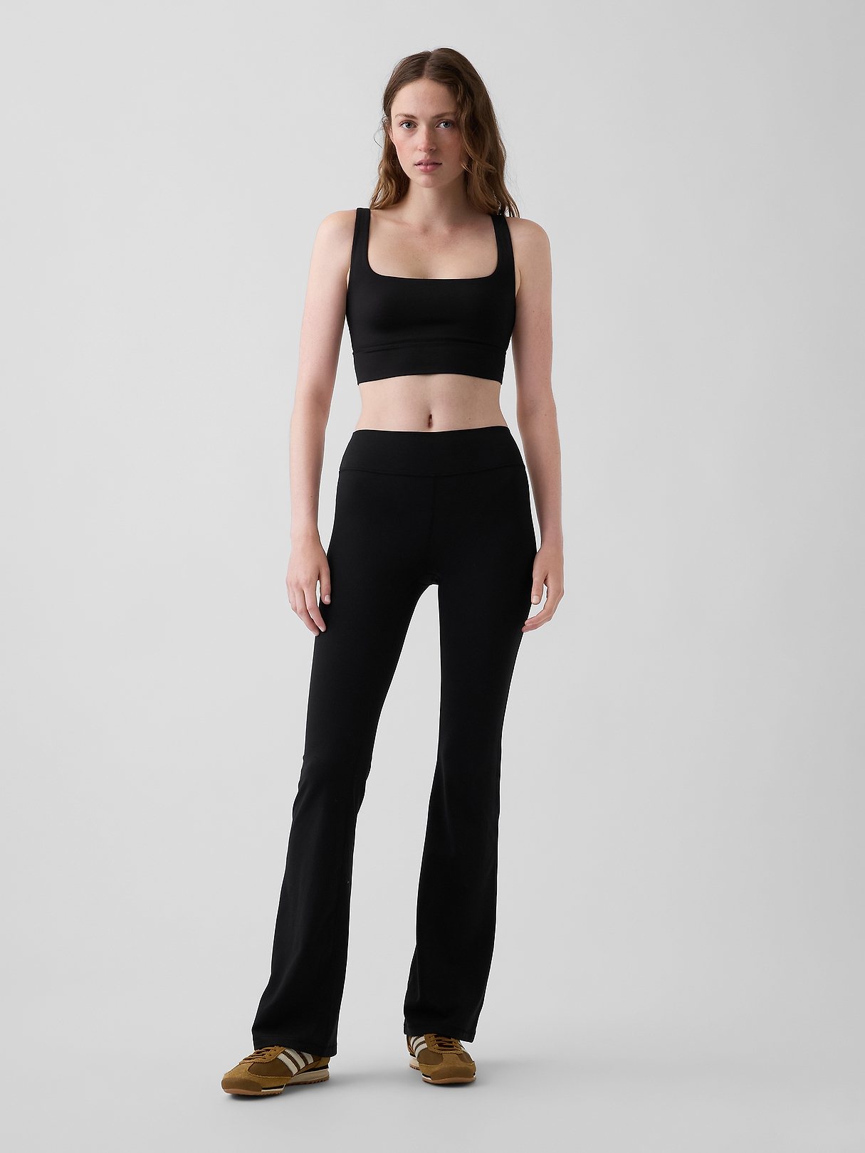 GapFit Smooth Square-Neck Sports Bra | Gap