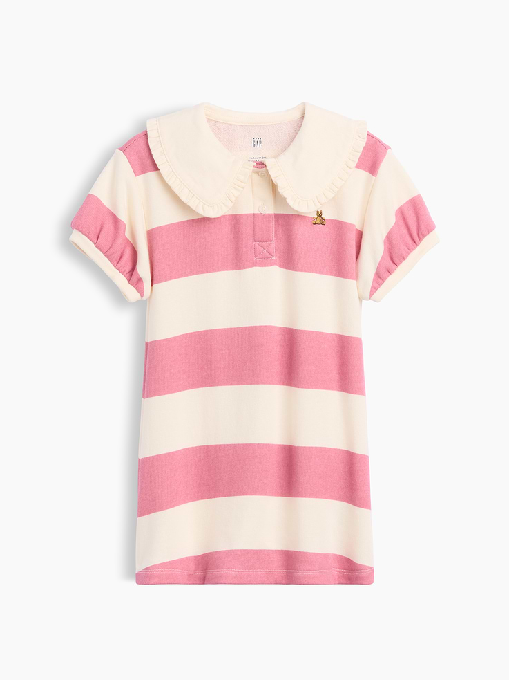 L'image numéro 2 présente Robe à col en jersey bouclette à motif pour Bébé et Toute-petite