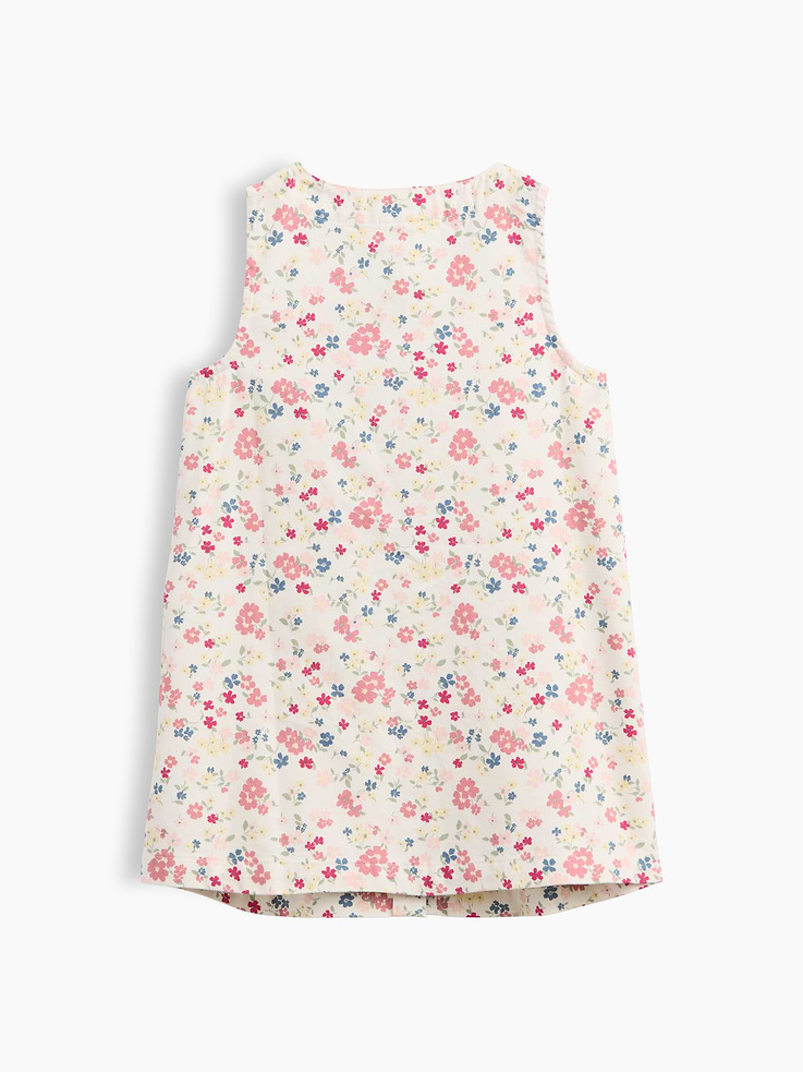 L'image numéro 3 présente Robe-chasuble à motif floral pour Bébé et Toute-petite