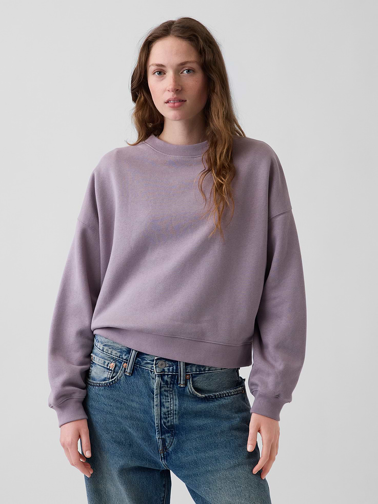 Image number 1 showing, VintageSoft Wedge Crew Sweatshirt