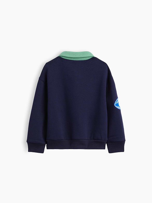 Baby & Toddler VintageSoft Varsity Logo Polo Sweatshirt