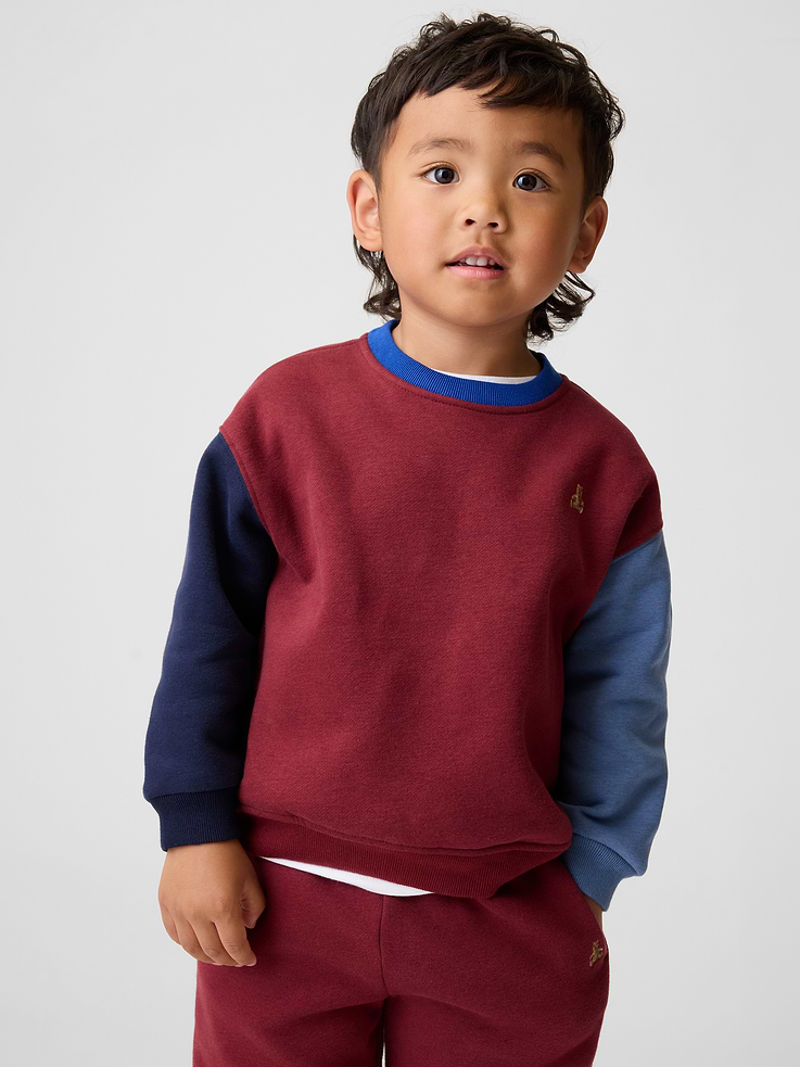 Image number 1 showing, Baby & Toddler VintageSoft Colorblock Sweatshirt