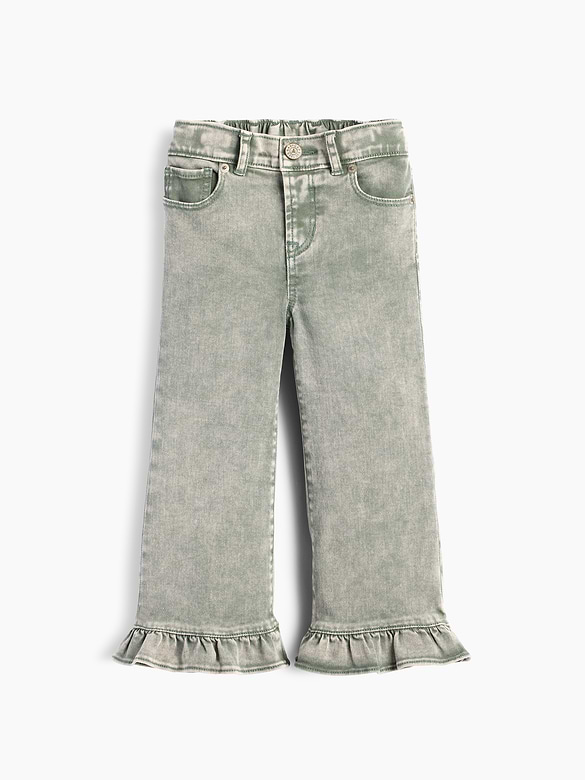 Baby & Toddler Ruffle-Hem Stride Jeans