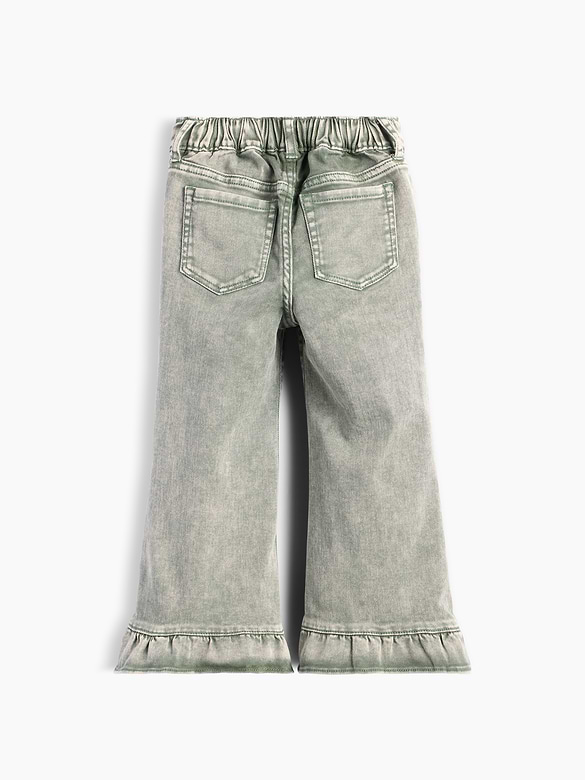 Baby & Toddler Ruffle-Hem Stride Jeans