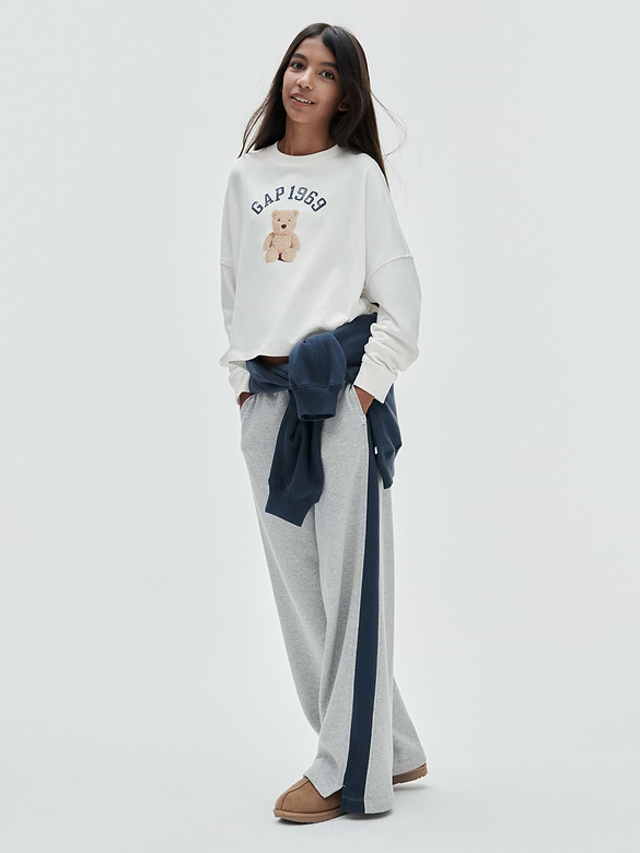 Kids VintageSoft Baggy Varsity Sweatpants