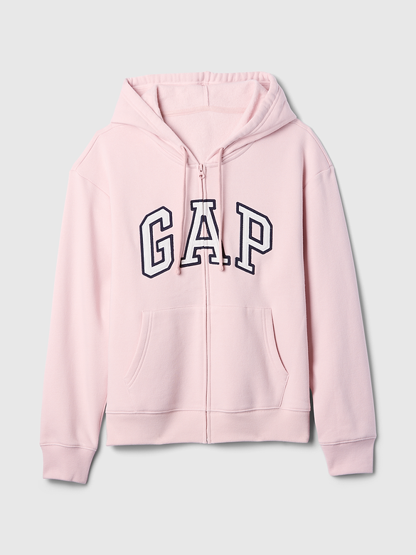 Relaxed Gap Logo Zip Hoodie