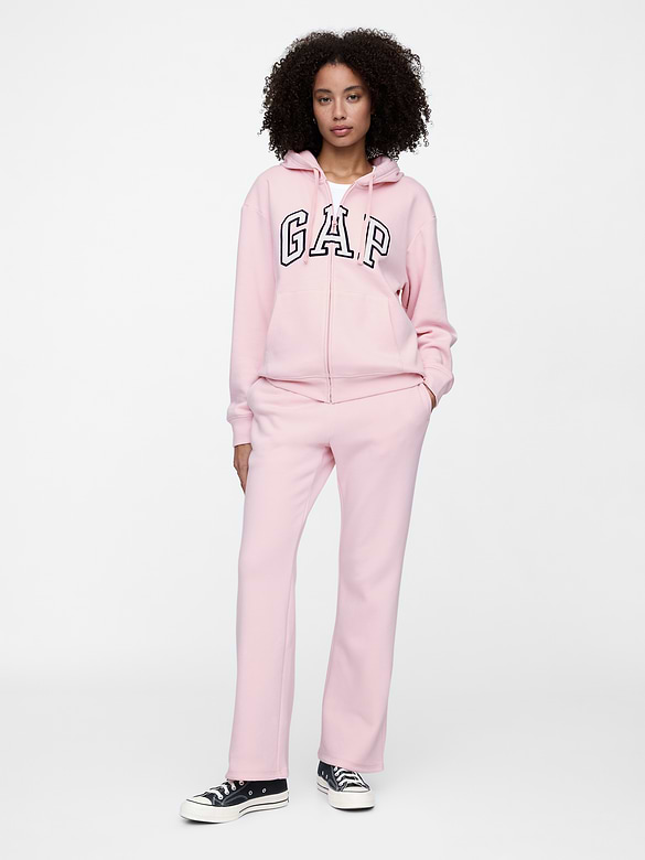 Relaxed Gap Logo Zip Hoodie