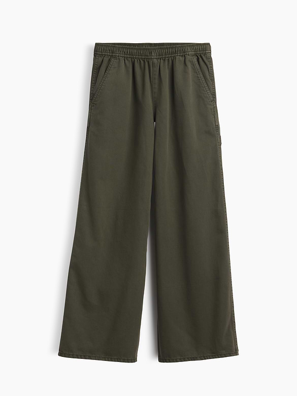 Kids Easy Wide-Leg Utility Pants