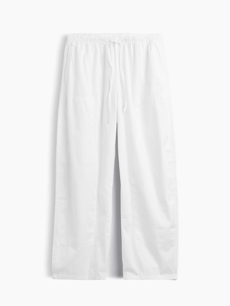 Image number 6 showing, Poplin Easy Double-Knee Barrel Pants