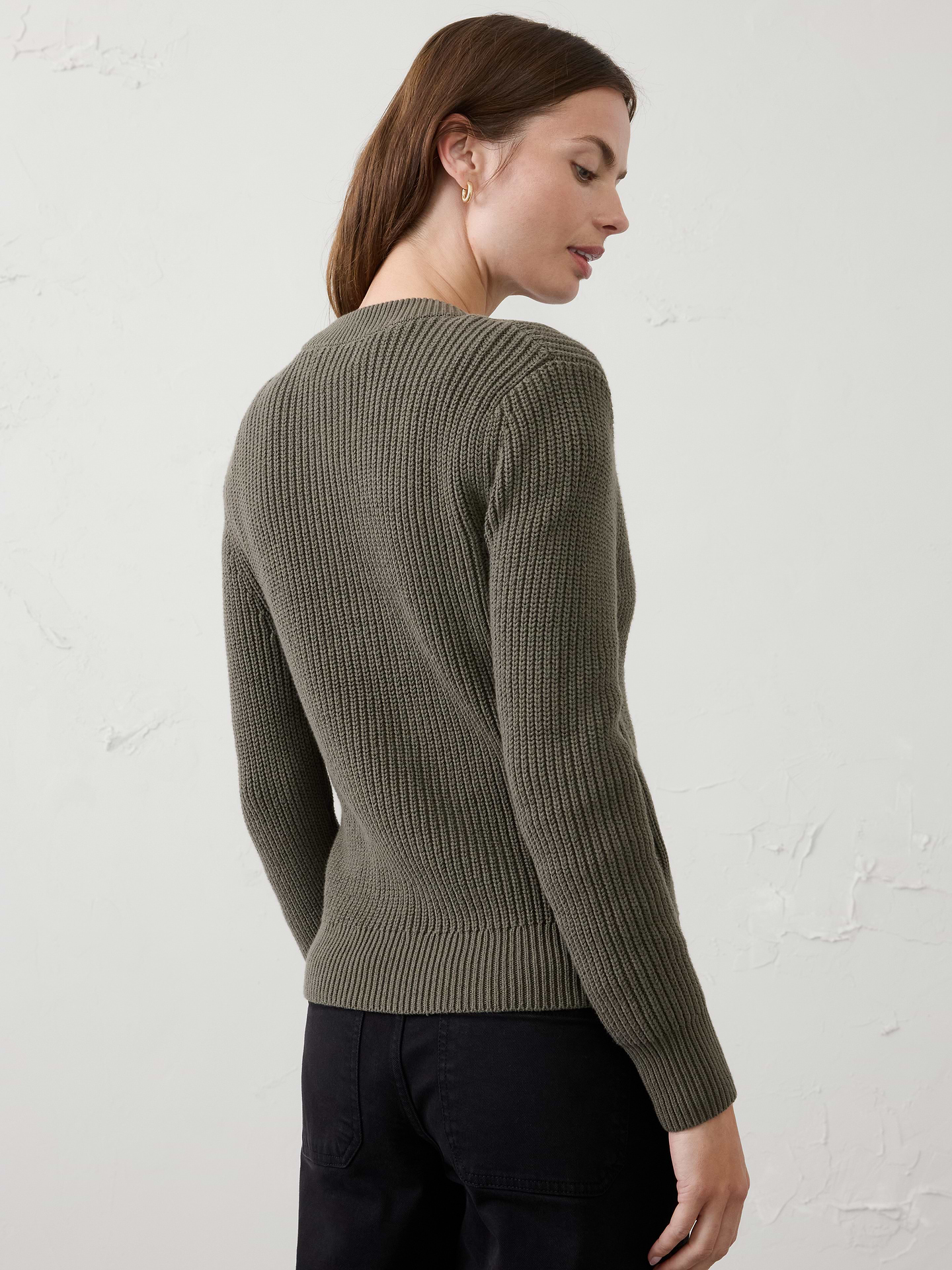 Image number 2 showing, Cotton Bomber Sweater