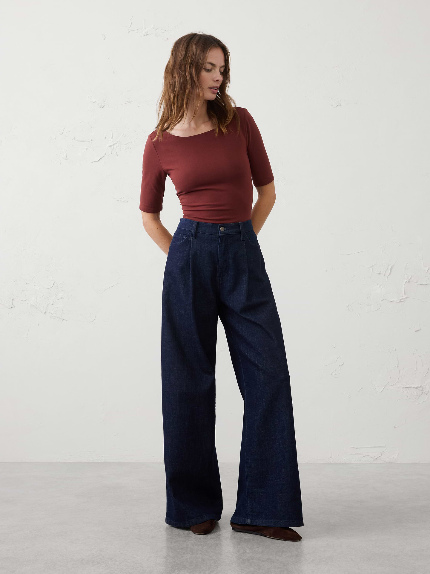 Image number 1 showing, Soft Stretch Elbow-Sleeve Top
