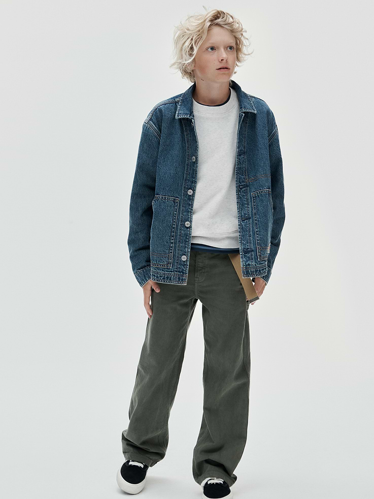 Image number 1 showing, Kids '90s Loose Carpenter Jeans