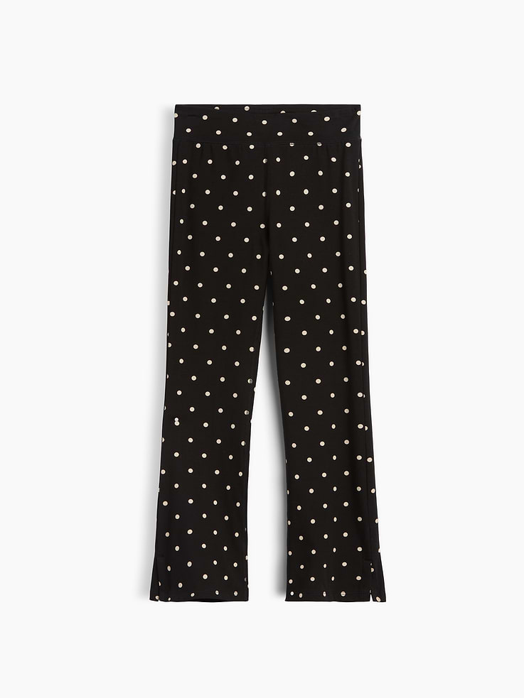 Image number 1 showing, Kids Stretch Jersey Flare Leggings