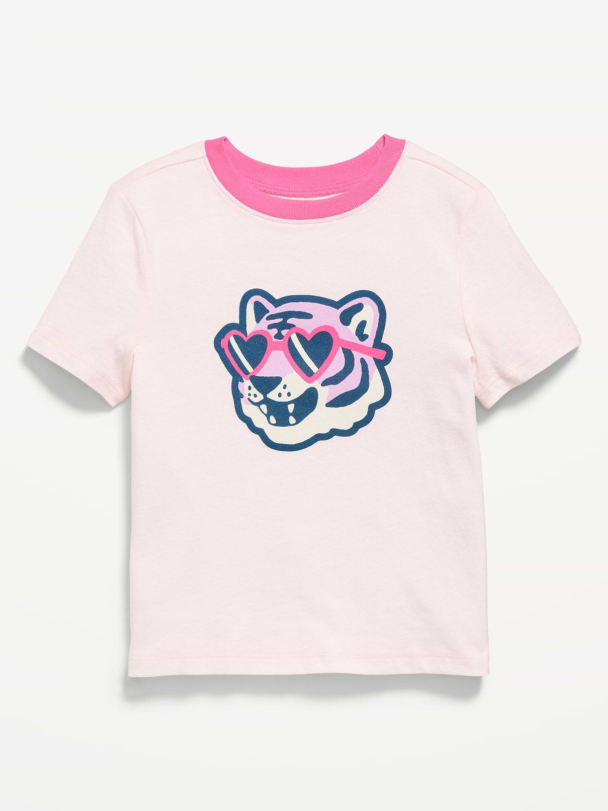 L'image numéro 1 présente T-shirt à manches courtes à imprimé pour toute-petite