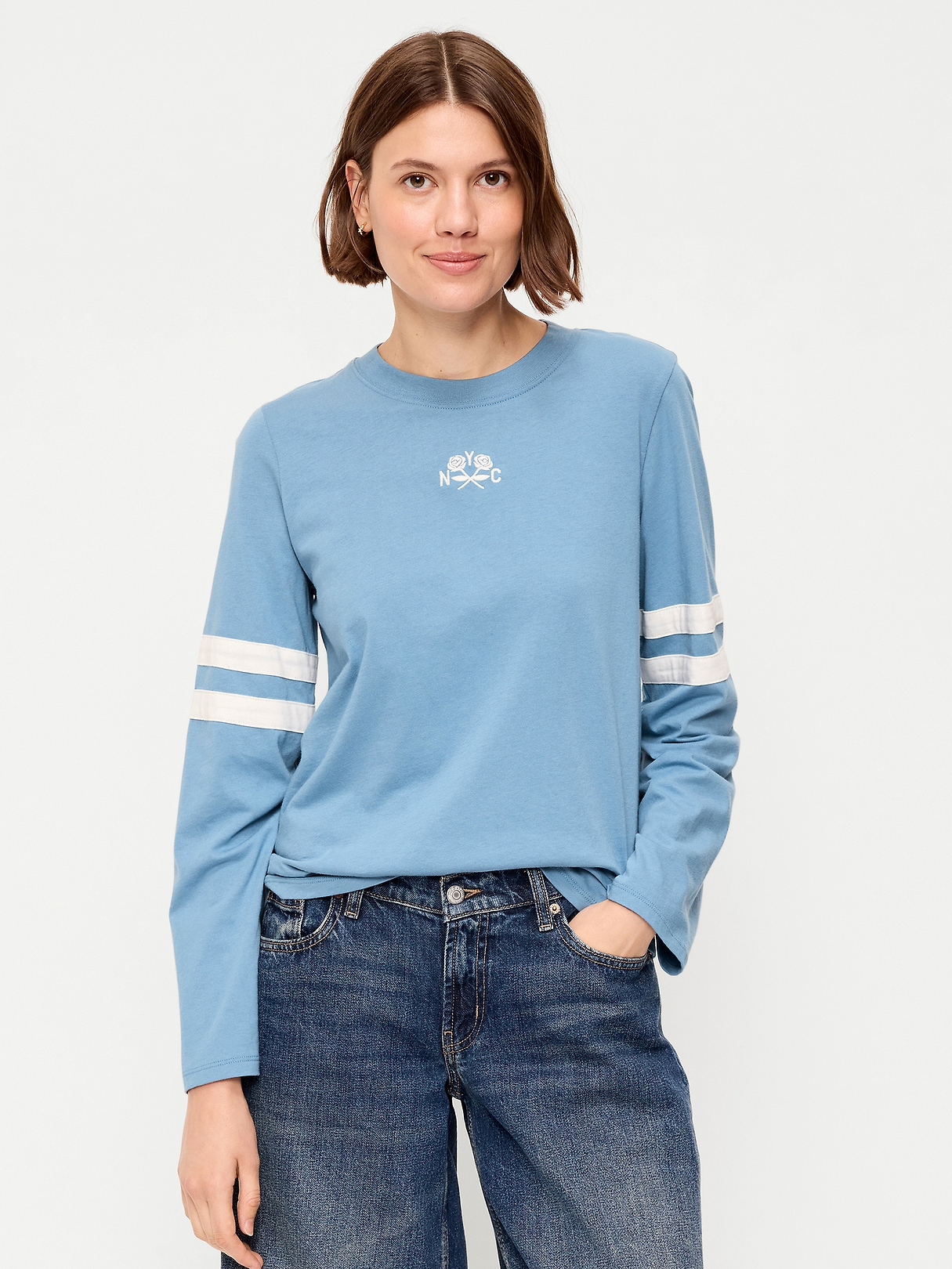EveryWear Long-Sleeve Graphic T-Shirt | Old Navy