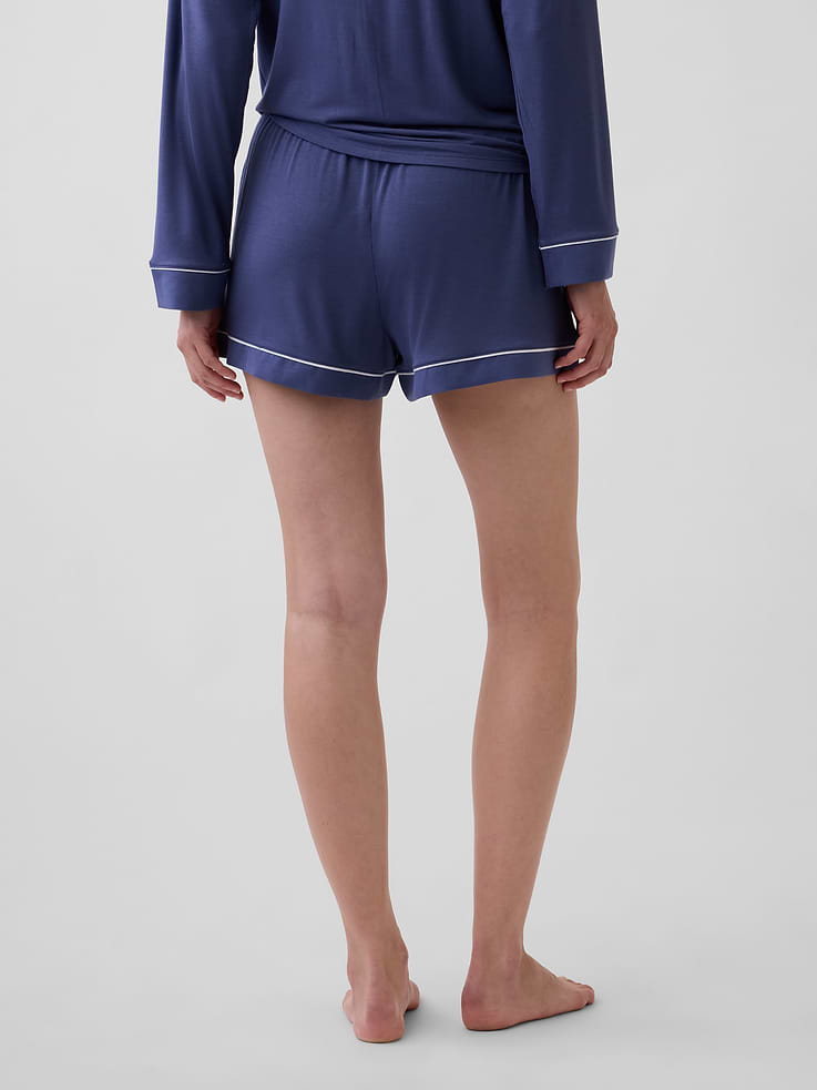 L'image numéro 4 présente Short de pyjama en modal PureDouceur