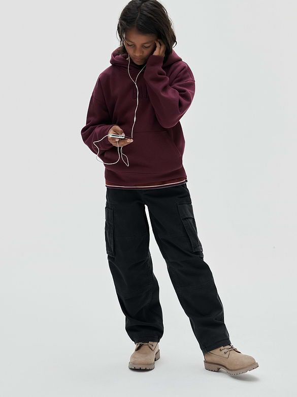 Kids Loose Cargo Pants