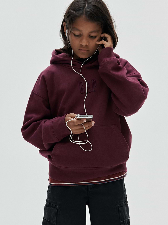Kids VintageSoft Relaxed Logo Hoodie