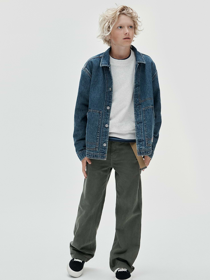 Image number 4 showing, Kids '90s Loose Carpenter Jeans