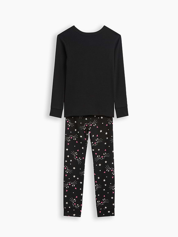 babyGap Glow-in-the-Dark Halloween Cat PJ Set