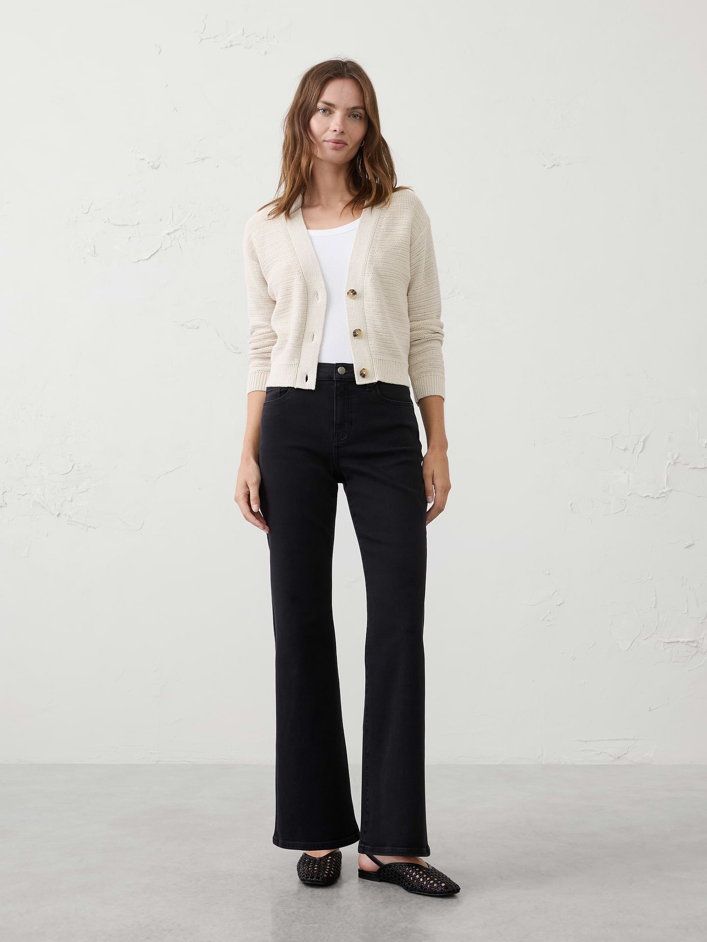 Image number 1 showing, Bootcut Mid-Rise Slim Jean