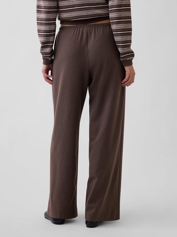 Image number 4 showing, Easy Wide-Leg Pants