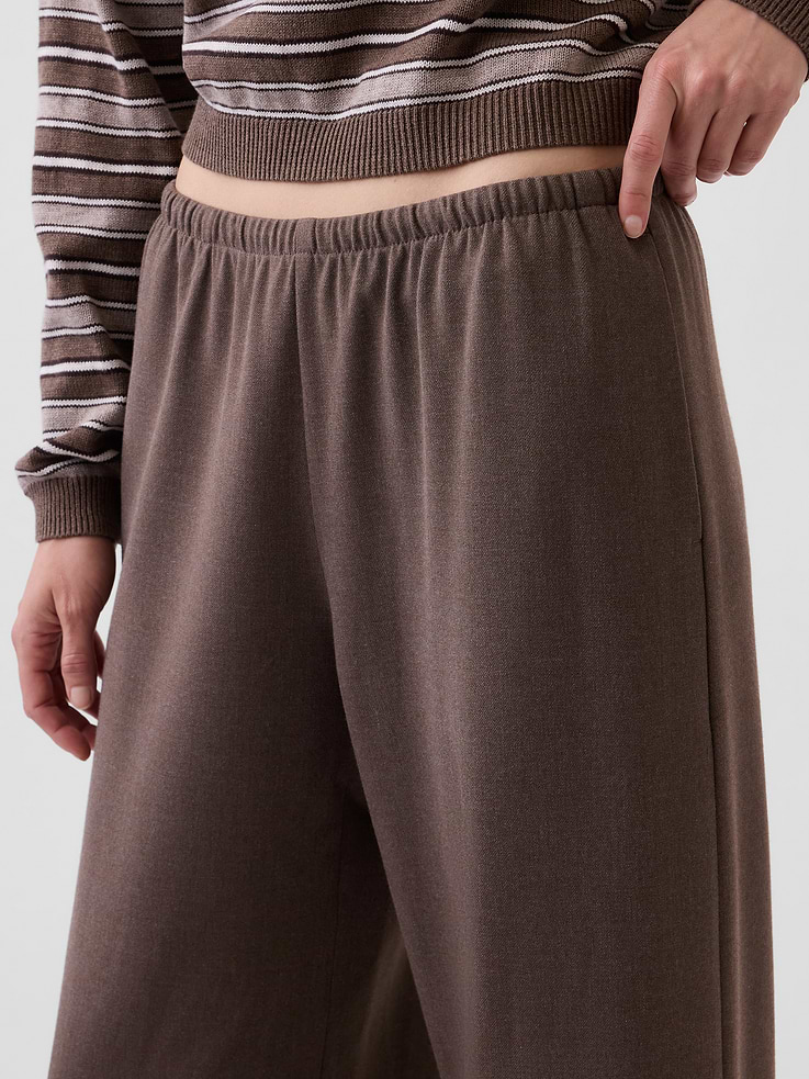 Image number 5 showing, Easy Wide-Leg Pants