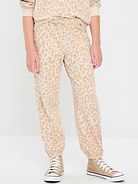 Image number 1 showing, Favorite Fleece High-Waisted Jogger Sweatpants for Girls