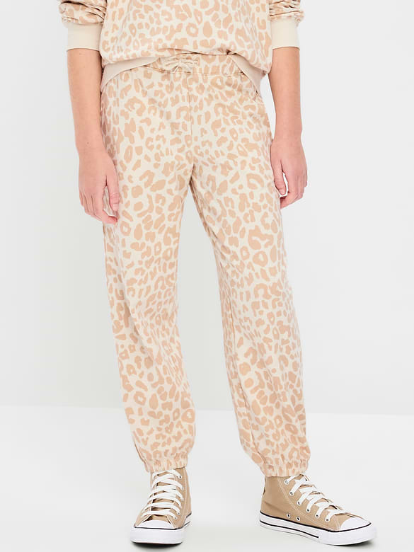 Favorite Fleece High-Waisted Jogger Sweatpants for Girls