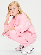 L'image numéro 4 présente Pantalon de jogging rétro à taille haute pour Fille