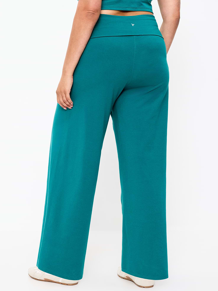 L'image numéro 8 présente Pantalon PowerChill jambe large à taille haute et rabattable