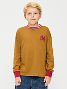 Image number 1 showing, Oversized Long-Sleeve Graphic T-Shirt for Boys