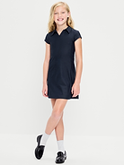 Image number 1 showing, PowerSoft Collared Athletic Dress for Girls