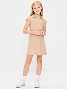 Image number 1 showing, PowerSoft Collared Athletic Dress for Girls