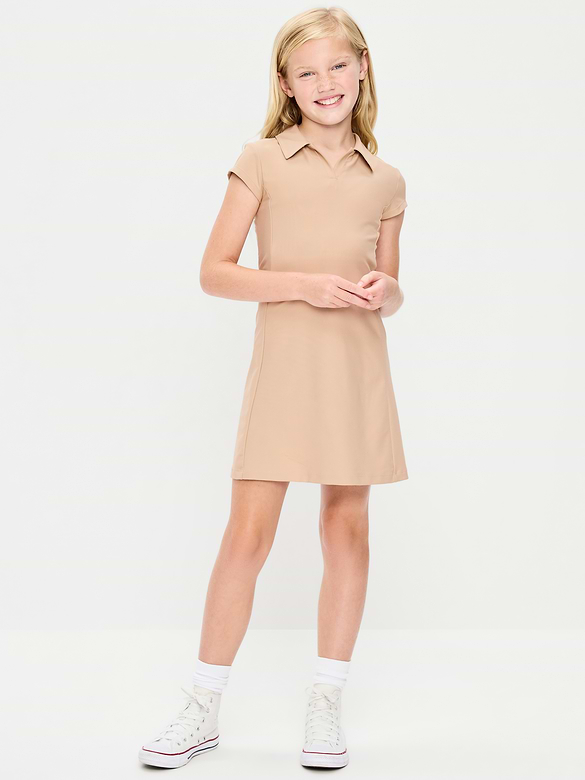 Robe de sport à col PowerSoft pour fille