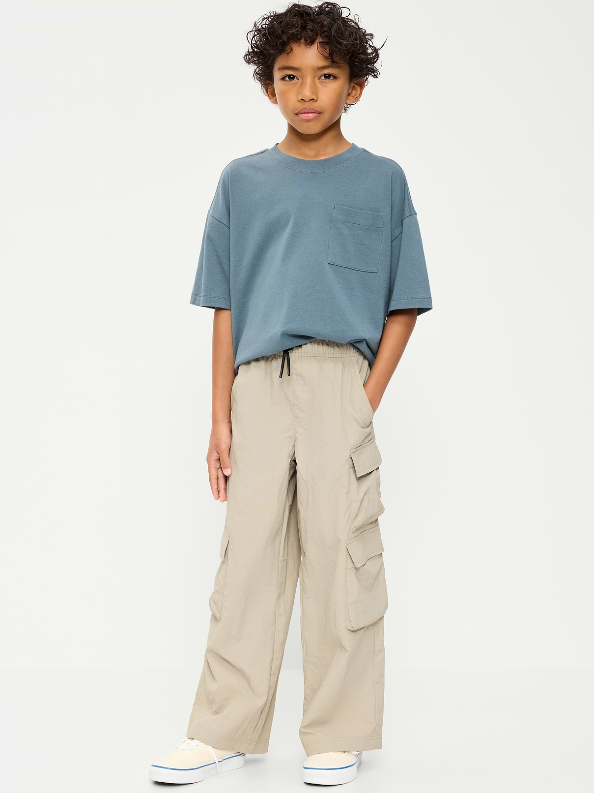 Image number 3 showing, Ultra Baggy Pull-On Cargo Pants for Boys
