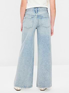 Image number 2 showing, Super Baggy Crossover Wide-Leg Jeans for Girls